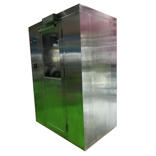 intelligent air shower clean room with top side air flow for forklift