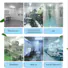 HAOAIRTECH air shower with automatic swing door for large scale semiconductor factory
