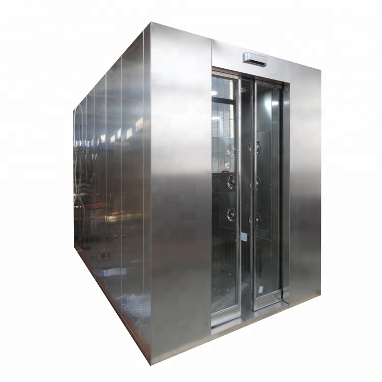 Cleanroom Cargo Air Shower With Automatic Shutter Door