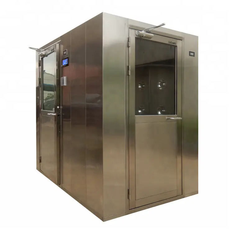 Cleanroom Cargo Air Shower With Automatic Shutter Door