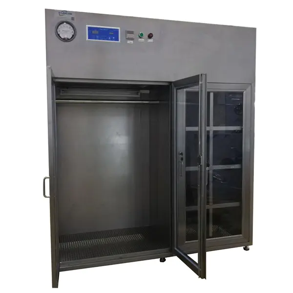 Stainless Steel Clean Room Equiptments Vertical Laminar Flow Cleanroom Garment Cabinet