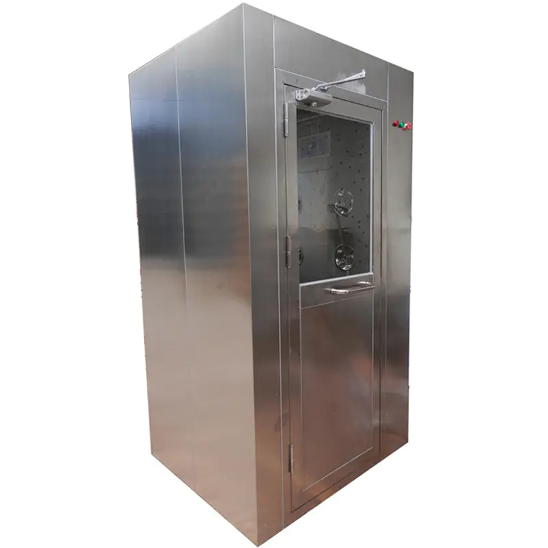 HAOAIRTECH anti static air shower design with stainless steel for pallet cargo