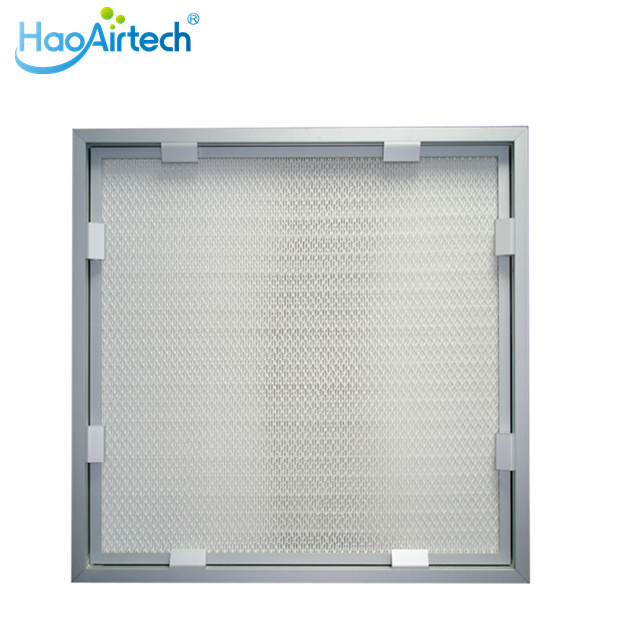 ulpa hepa filter h12 with flanger for air cleaner
