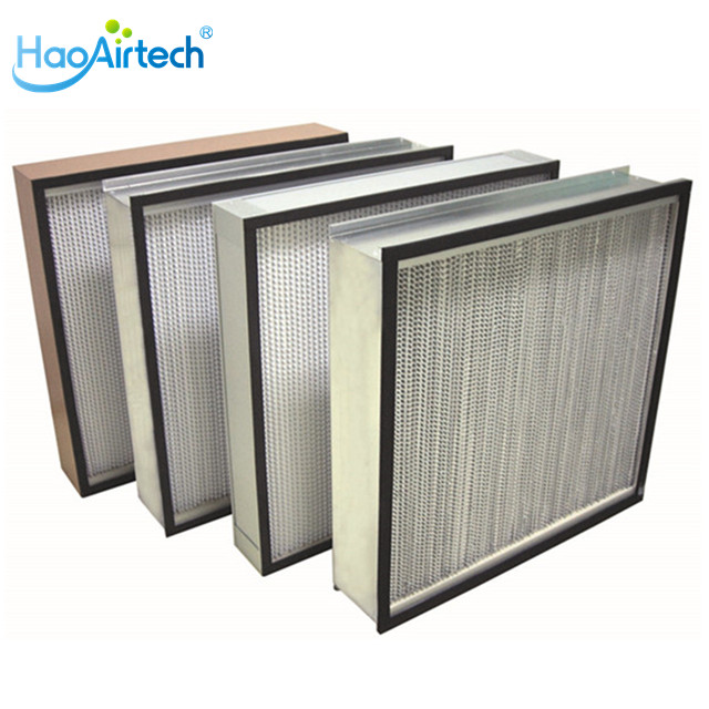 HAOAIRTECH mini pleats custom hepa filter with hood for electronic industry-2