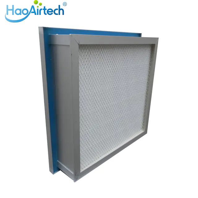 v bank h14 hepa filter with flanger for air cleaner
