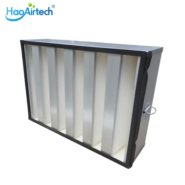 disposable hepa filter h14 with flanger for air cleaner