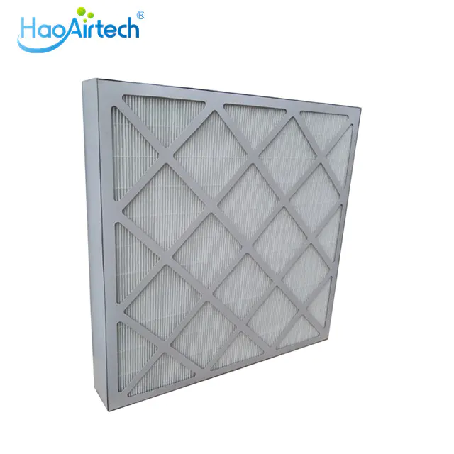 mini pleats h13 hepa filter with flanger for dust colletor hospital