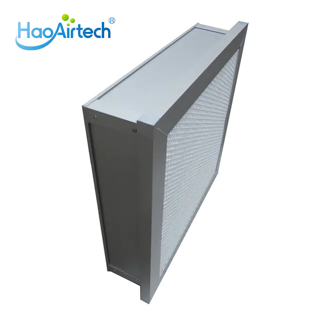 replaceable air purifiers hepa filter with dop port for electronic industry