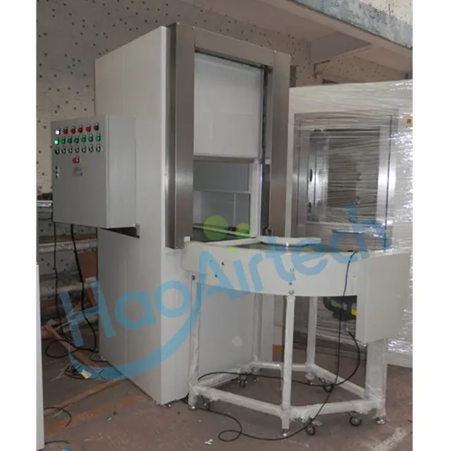 customizable pass box clean room with conveyor line for electronics factory