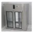 negative pressure cleanroom pass box with arc design gmp standard for electronics factory