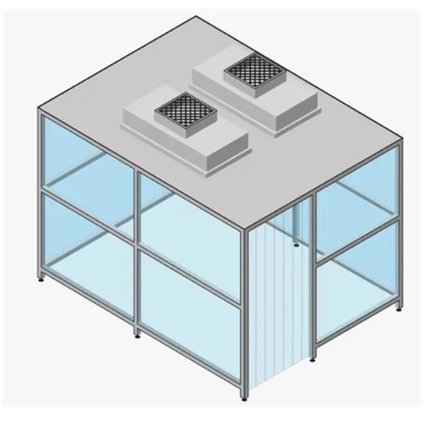 simple modular clean room cost enclosures for sterile food and drug production