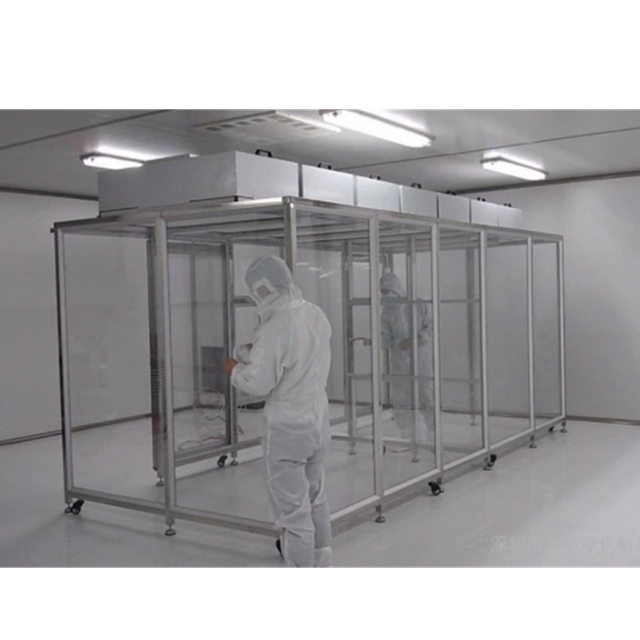 HAOAIRTECH simple cleanroom cleaning supplies vertical laminar flow booth for semiconductor factory-1