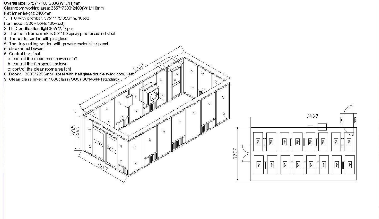 HAOAIRTECH portable clean room construction enclosures online-1