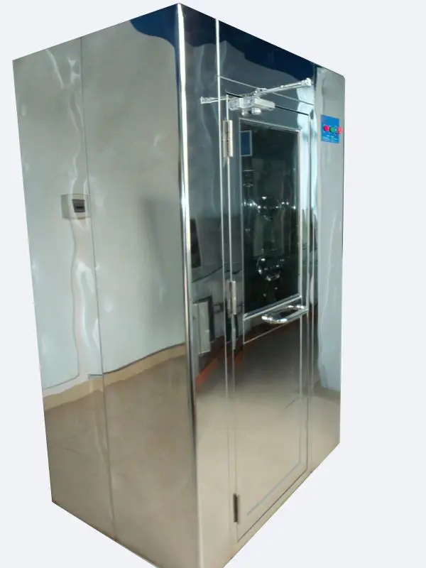plc control system air shower design channel for ten person