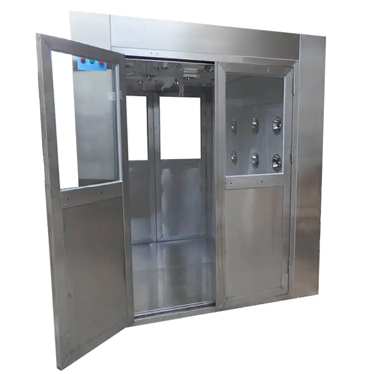 plc control system air shower design channel for pallet cargo