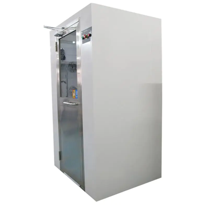 plc control system air shower with three side blowing for pallet cargo