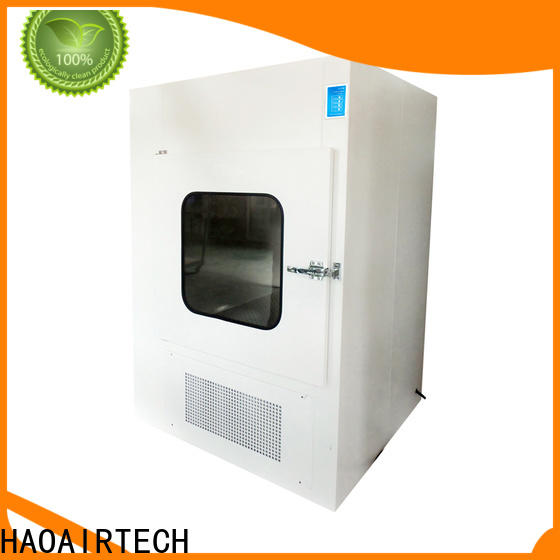 HAOAIRTECH dynamic pass box with baked painting for hospital