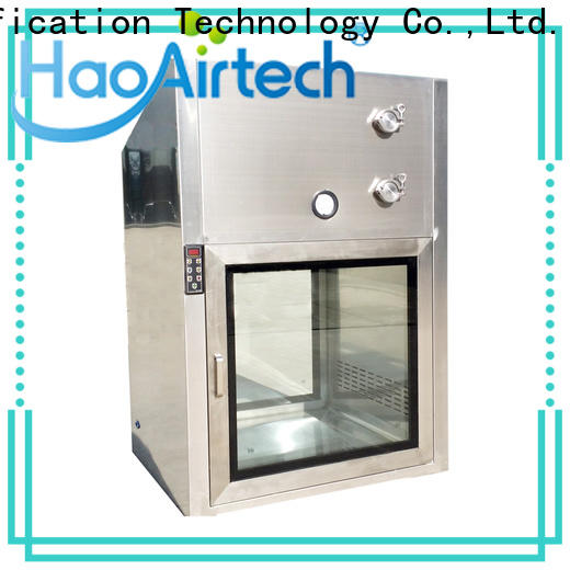 HAOAIRTECH pass box manufacturers embedded lamps for clean room purification workshop