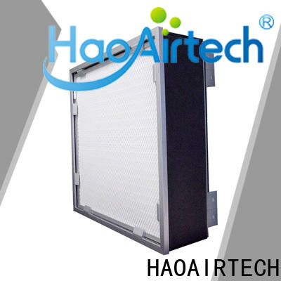 HAOAIRTECH mini pleats hepa filter manufacturers with big air volume for dust colletor hospital