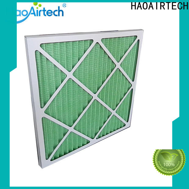 HAOAIRTECH Pleated Air Filter supplier for clean return air system