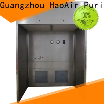 plc controlled powder dispensing booth gmp modular design for biological pharmacy