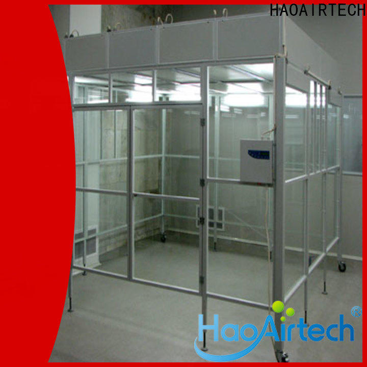 HAOAIRTECH modular clean room cost with antistatic vinyl curtain online