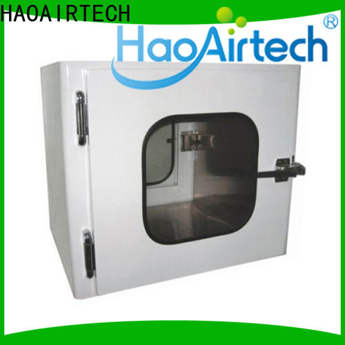 negative pressure cleanroom pass box with laminar air flow for clean room purification workshop