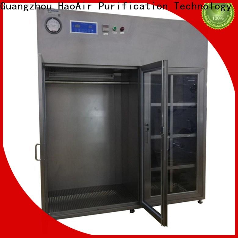 HAOAIRTECH vertical laminar dust free cabinet manufacturer online
