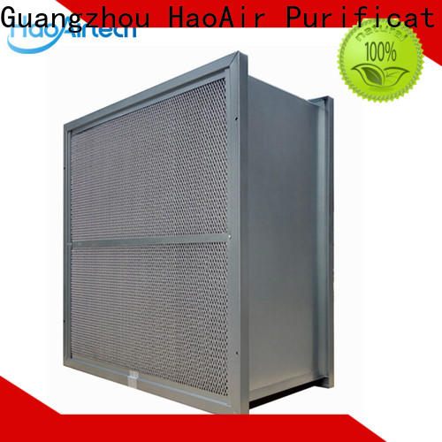 knife edge ulpa filter with big air volume for air cleaner