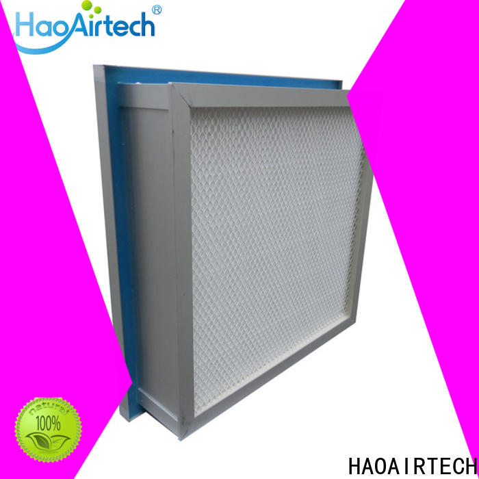 HAOAIRTECH h13 hepa filter with big air volume for electronic industry