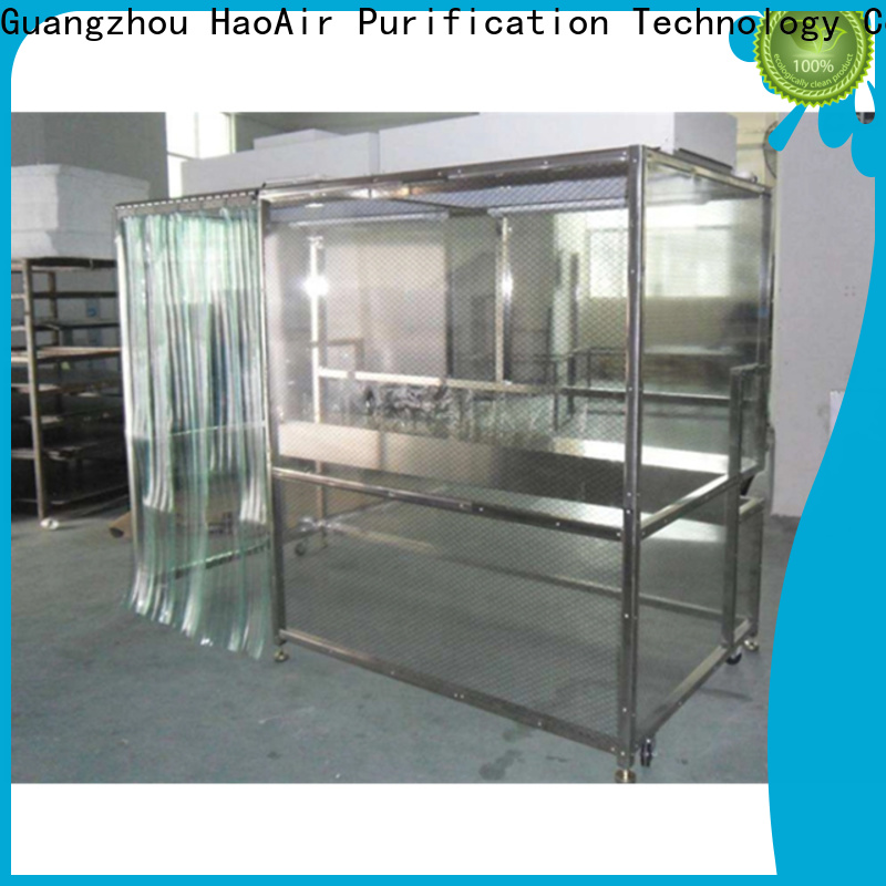 HAOAIRTECH capsule softwall cleanroom systems with ffu for sterile food and drug production