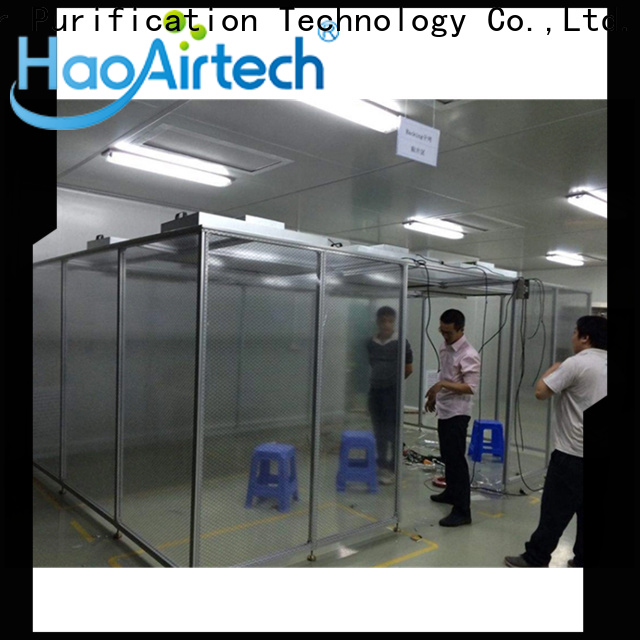 portable modular clean room cost vertical laminar flow booth for semiconductor factory