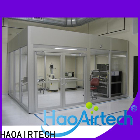 HAOAIRTECH clean room construction with antistatic vinyl curtain for semiconductor factory
