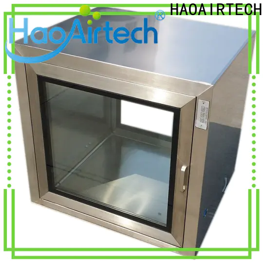 coldrolled steel pass through box with laminar air flow for hospital