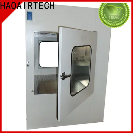 electronic pass box clean room with arc design gmp standard for hvac system