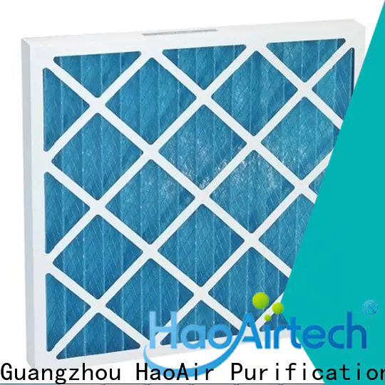 HAOAIRTECH pleated filter with metal frame for clean return air system