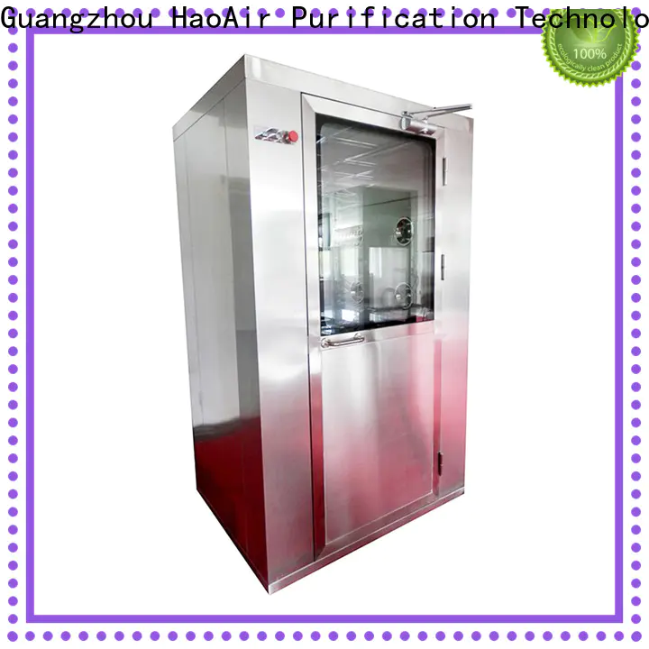 HAOAIRTECH air shower room with automatic swing door for ten person