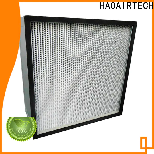 mini pleats h13 hepa filter with dop port for dust colletor hospital