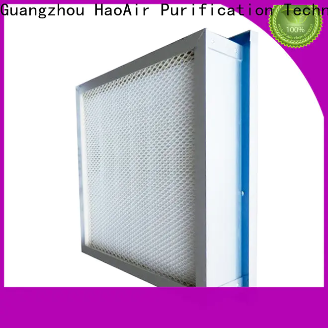 disposable h14 hepa filter with one side gasket for air cleaner