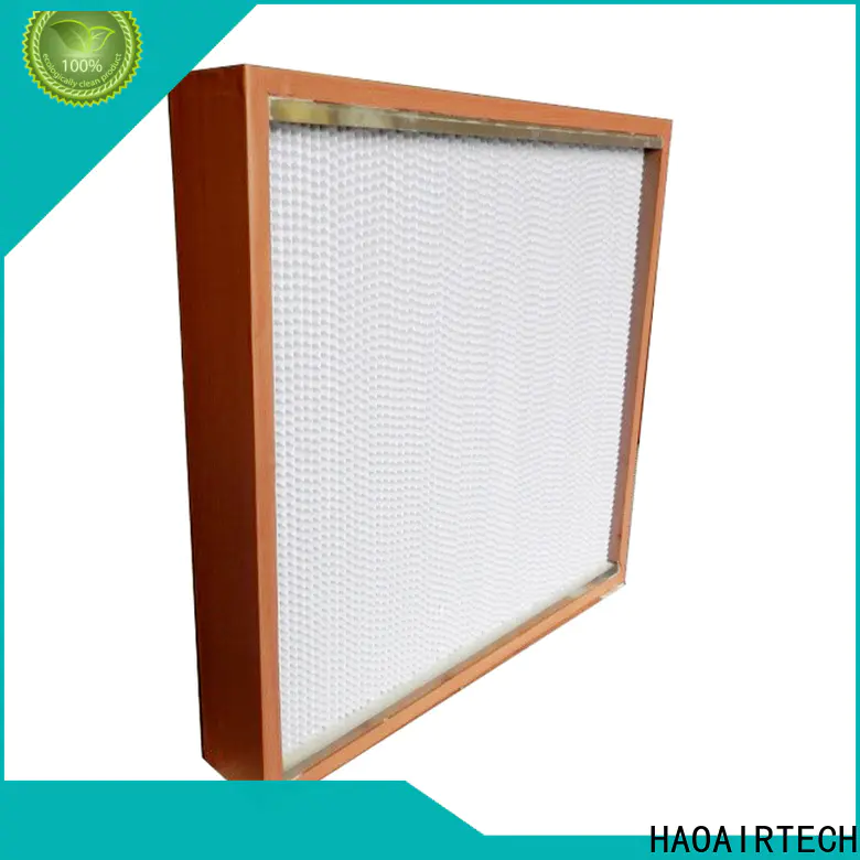 HAOAIRTECH ulpa ulpa filter with one side gasket for electronic industry