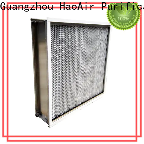 high efficiency high temperature filter with large air volume for prefiltration