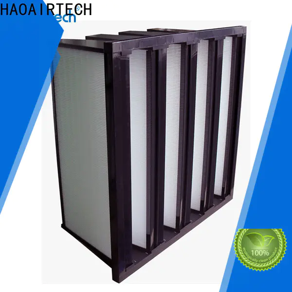HAOAIRTECH v cell compact rigid filter with big air volume for food and beverage