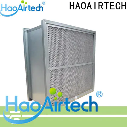secondary hvac air filters with abs frame for schools and universities
