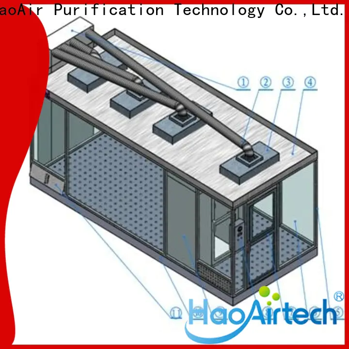 portable clean room construction vertical laminar flow booth online