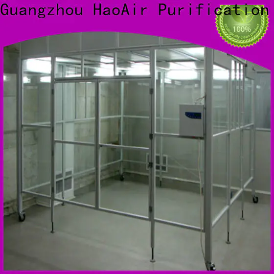 HAOAIRTECH simple clean room construction with ffu for sterile food and drug production