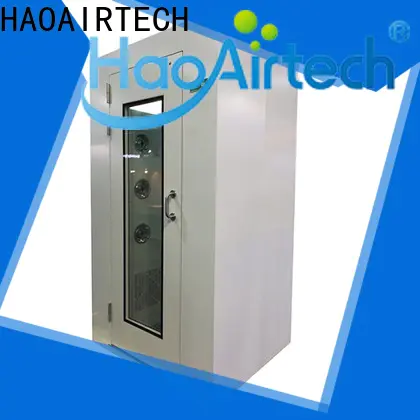 HAOAIRTECH fast rolling air shower with automatic swing door for ten person
