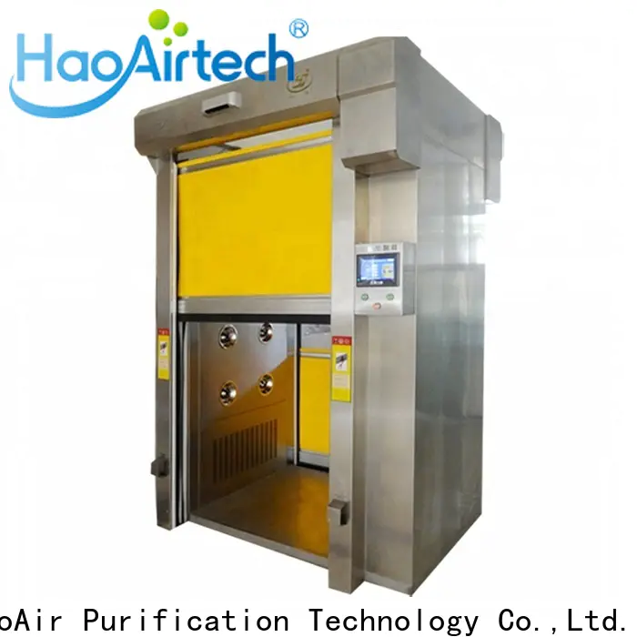 HAOAIRTECH clean room manufacturers with automatic swing door for ten person