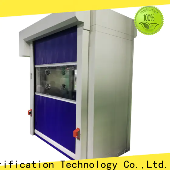 dynamic air shower manufacturer with automatic swing door for large scale semiconductor factory