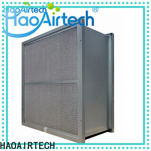 HAOAIRTECH professional high temperature filter with alu frame for filtration pharmaceutical factory