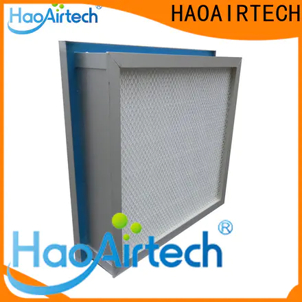 replaceable air purifiers hepa filter with dop port for electronic industry